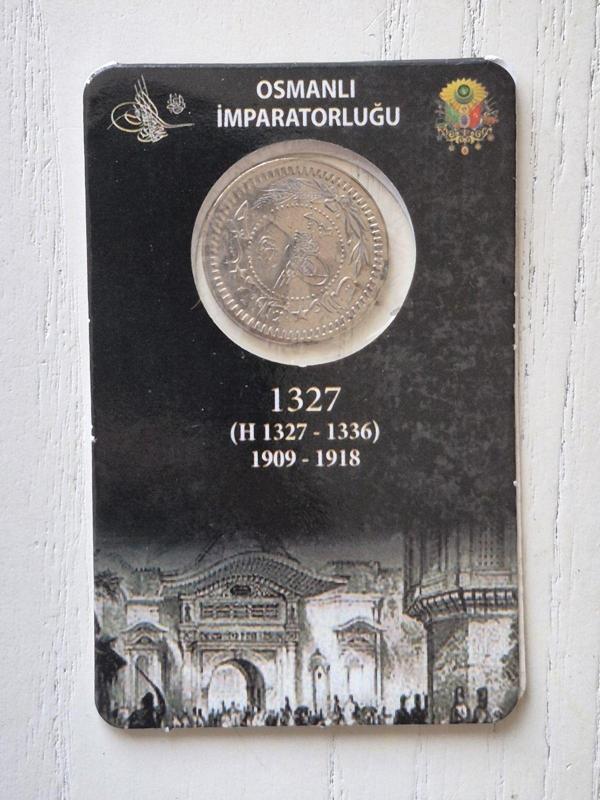 Edi Antik Osmanlı 40 Para Hatıra Kabında Nadir. 1909 Tarihli - Image 1