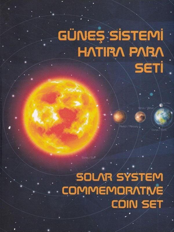 Edi Antik 2022 Gezegenler 10'Lu Hatıra Para Seti, Özel Kitinde - Image 1