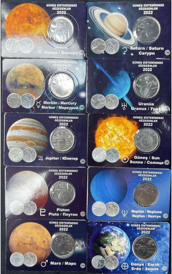 Edi Antik 2022 Yılı Gezegenler Serisi Darphane 1 Kuruş Çil - Image 1