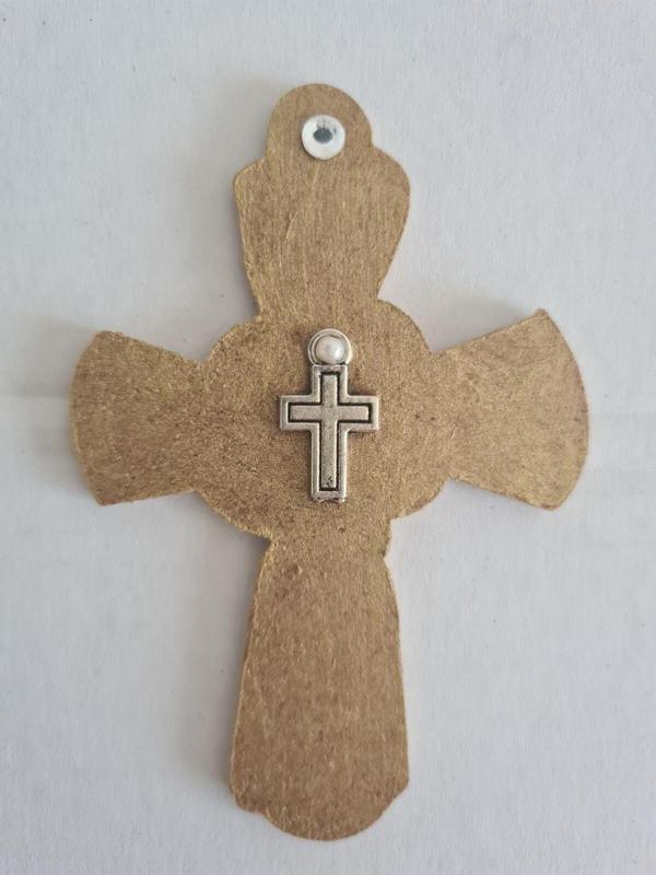 Edi Antik 9 Cm Boyutunda Ahşap Ikona, Yeni Dönem Ürün, Ahşap Haç - Image 1