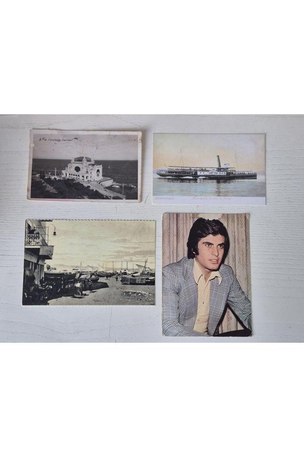 Edi Antik 4 Adet Yerli Kartpostal. 1 Tanesi 1938 Tarihli. Hepsi Yerli - Image 1
