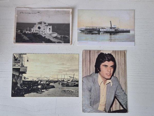 Edi Antik 4 Adet Yerli Kartpostal. 1 Tanesi 1938 Tarihli. Hepsi Yerli - Image 1