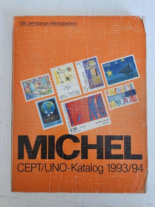 Edi Antik Michel Avrupa Pul Katalogu 1993 Yılı. 300 Sayfa Orijinal Dönemine Ait Pul Katalog. - Image 1