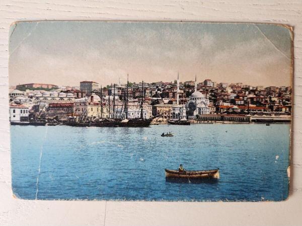 Edi Antik Osmanlı Dönem Osmanlıca Tophane Kartpostal. Temiz Durumda Osmanlıca Yazılı - Image 1