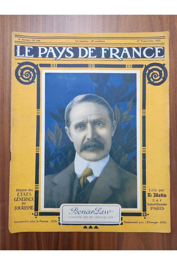 Edi Antik Le Pays De France 1917 Tarih Dergisi. Toplam 16 Sayfa Bol Savaş Resimli - Image 1