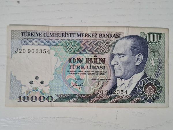 Edi Antik 7.Emisyon Temiz Durumda Onbin Lira, Koleksiyonluk Banknot, Yerli Koleksiyonluk Nümizmatik - Image 1