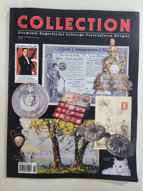 Edi Antik Koleksiyon Dergisi 1. Sayı 2000 Yılı. Tertemiz Durum - Image 1