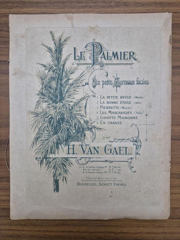 Edi Antik 6 Sayfa Avrupa Müzik Notası 1900Ler. Orijinal Dönem - Image 1