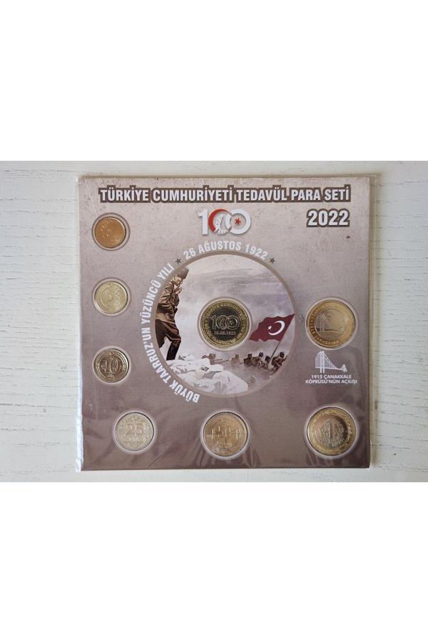 Edi Antik Büyük Taarruz Tedavül Seti 2022. 2022 Yılı Tedavül Hatıra Para Seti. Orijinal Set Koleksiyonluk - Image 1