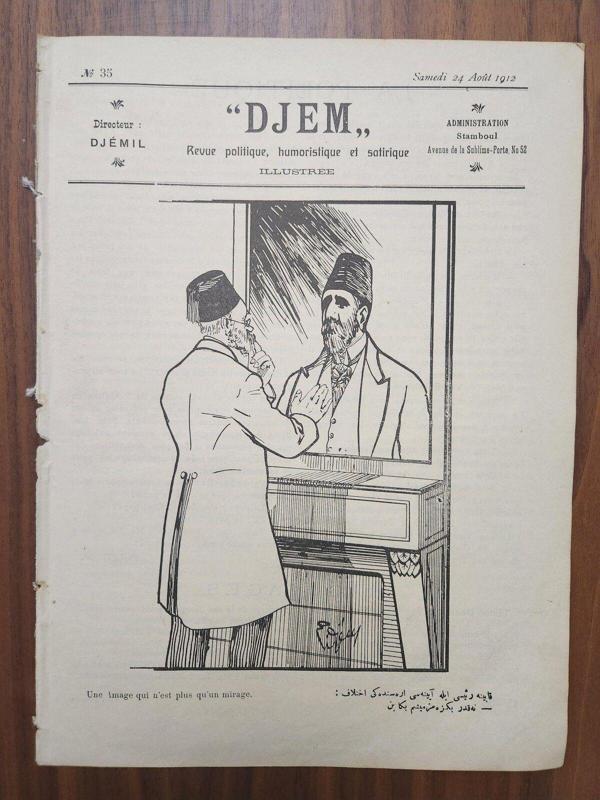 Edi Antik Osmanlıca 1912 Tarihli Djem Dergisi. Orijinal Dönem - Image 1