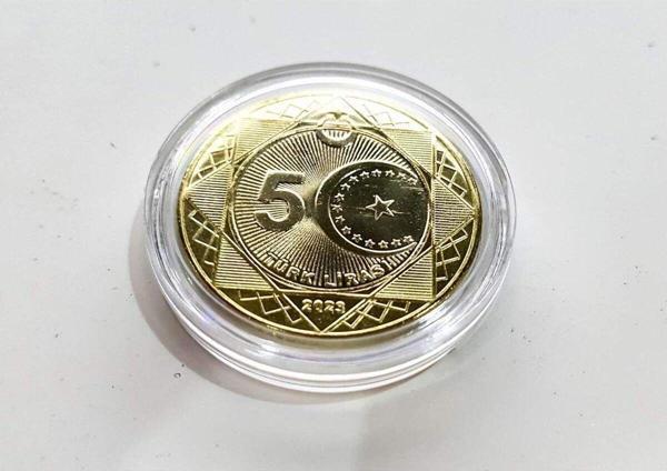 Edi Antik 5 Adet Türkiye Cumhuriyet'İn 100. Yılına Özel 5 Tl 2023 Yılı Çil Kapsül Içinde - Image 1