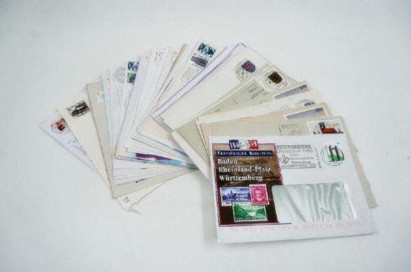 Edi Antik 25 Adet Postadan Geçmiş Pullu Zarflar. Tamamı Postadan Geçmiş Pullu Nadir Koleksiyonluk Zarflar - Image 1