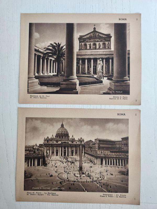 Edi Antik 13X17 Roma Eski Dönem Resimler. Toplam 4 Adet - Image 1