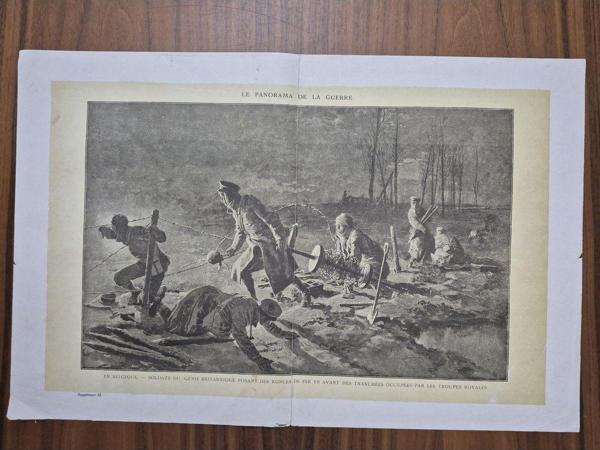 Edi Antik 50X33 1.Dünya Savaşı Poster Dönem Ürünü. Orijinal Dönem - Image 1