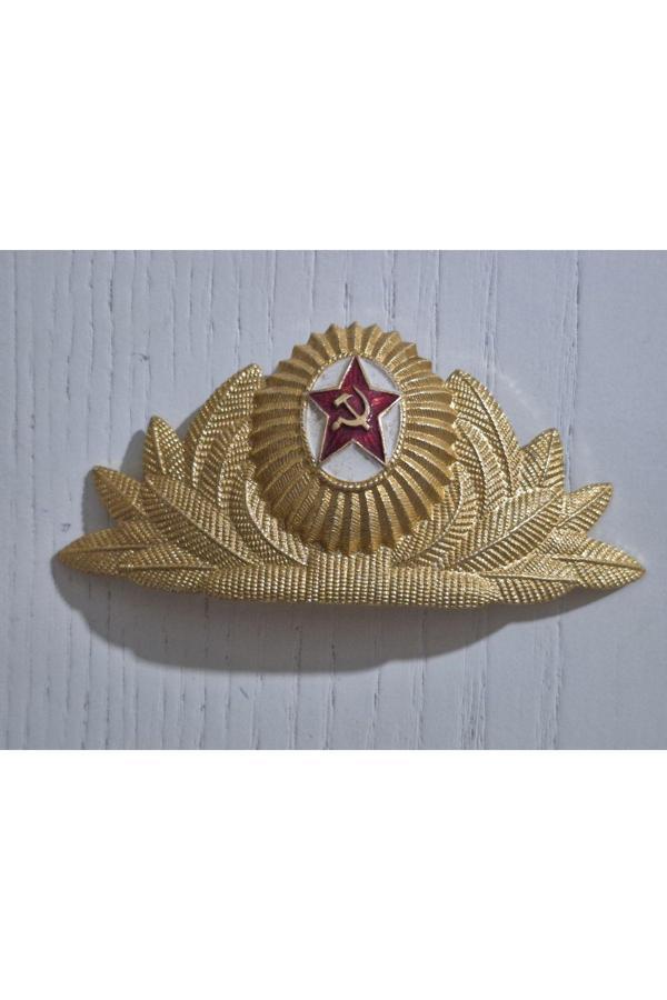 Edi Antik 9Cm Rusya Sovyet Dönem Şapka Rozeti.; Orijinal - Image 1