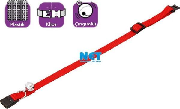 Karlie Boyun Tasma Çıngıraklı 30 CM Kırmızı  - Image 1