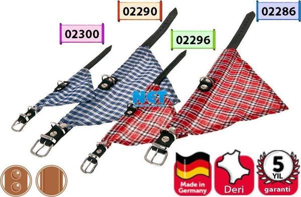 Karlie Deri Bandanalı Boyun Tasması 42CM Kırmızı  - Image 1