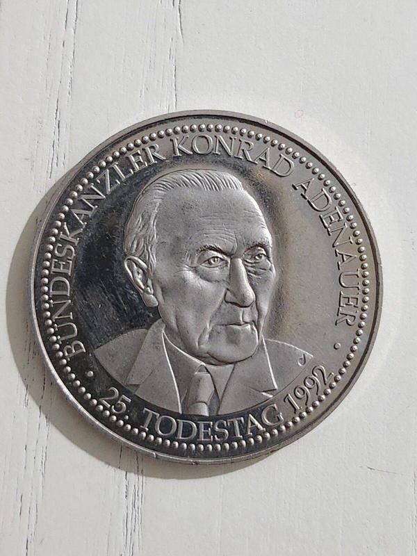 Edi Antik Almanya 1992 Hatıra Madalya. 4 Cm Boyutunda Tertemiz Durumda - Image 1