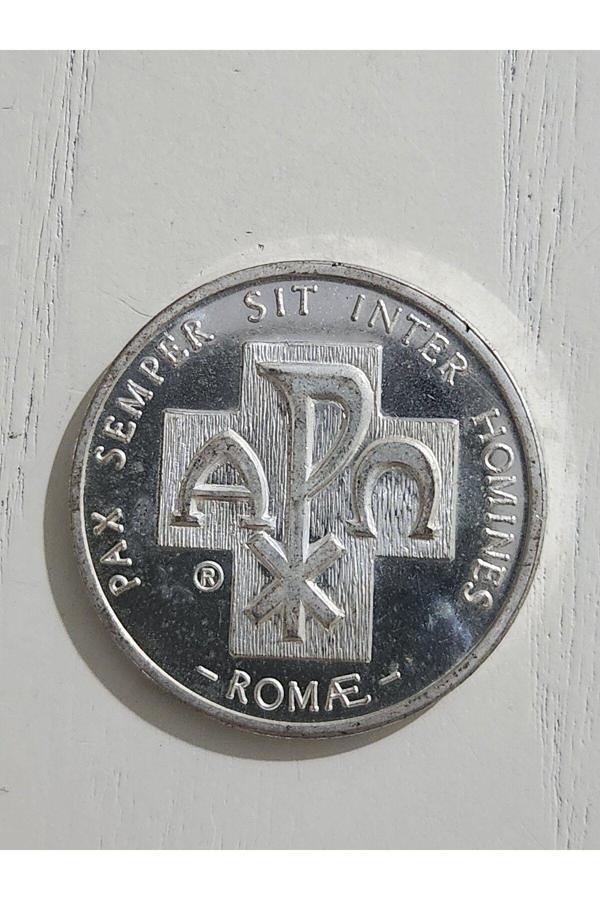 Edi Antik 3.5Cm Çap Nadir Roma İnsanlar İçin Barış Hatıra Madalya. Nadir Madalyon 3.5Cm Çap Muhteşem Görsel - Image 1