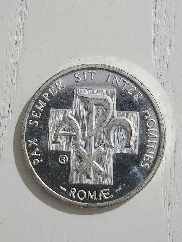 Edi Antik 3.5Cm Çap Nadir Roma İnsanlar İçin Barış Hatıra Madalya. Nadir Madalyon 3.5Cm Çap Muhteşem Görsel - Image 1
