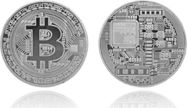 Emir Collectıon Bitcoin Hatıra Gümüş Kaplama Madeni Para Çil - Image 1