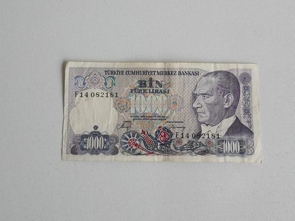 Edi Antik 1000 Türk Lirası - 7. Emisyon 2. Tertip Kağıt Para - Image 1