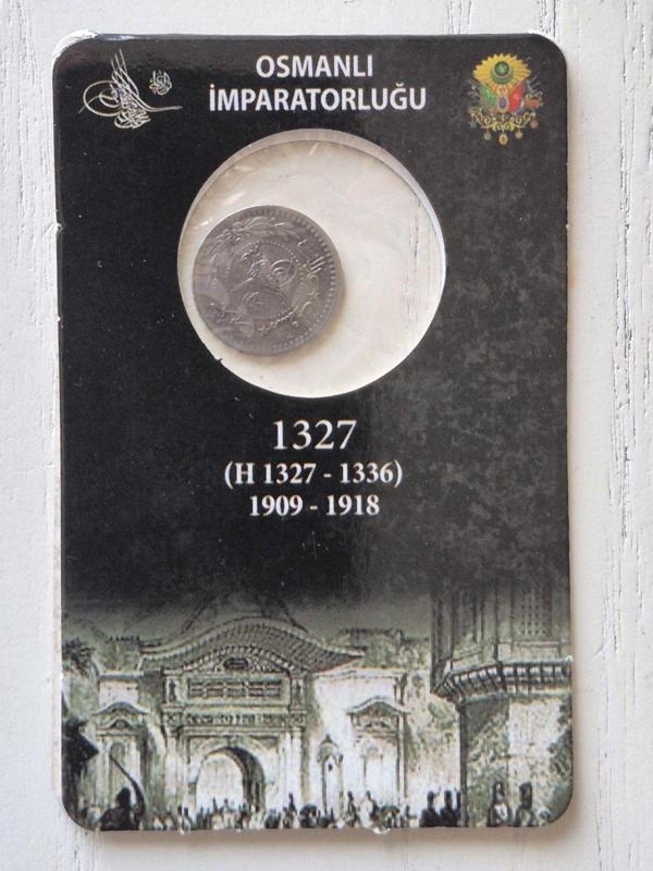 Edi Antik Osmanlı 5 Para Hatıra Kabında Nadir. 1909 Tarihli Nadir - Image 1