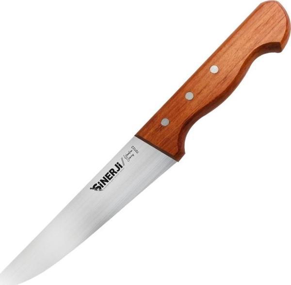 Wooden Gül Saplı Kasap Bıçağı 16,5 Cm - Image 1