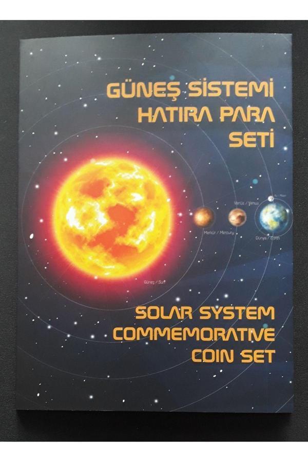 Edi Antik Güneş Sistemi Gezegenler Hatıra Para Seti 10 Adet Çil Madeni Para - Image 1