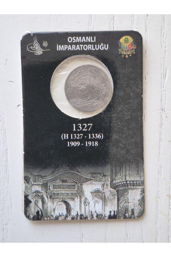 Edi Antik Osmanlı 20 Para Hatıra Kabında Nadir. 1909 Tarihli - Image 1