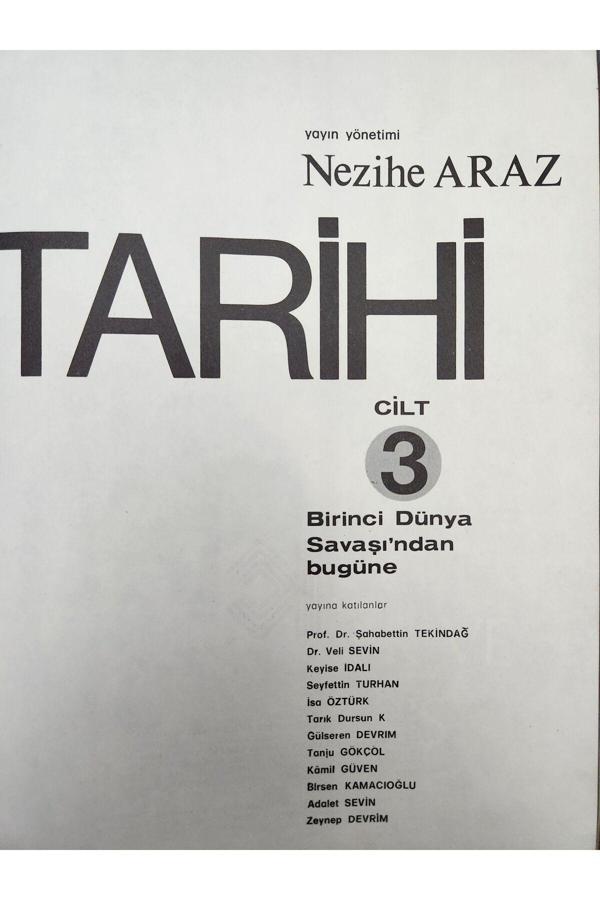 Edi Antik Dünya Tarihi Nezihe Araz 485 Sayfa. 1974 Baskı Kalın Kapaklı Resimli Kitap - Image 1