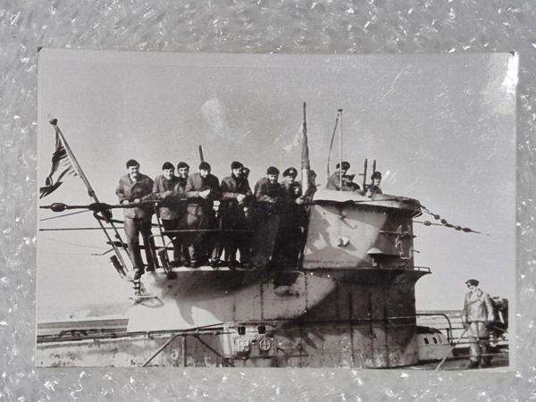 Edi Antik Alman Denizaltı Resmi 2.Dünya Savaşı. 10X15Cm. U458 Deniz - Image 1