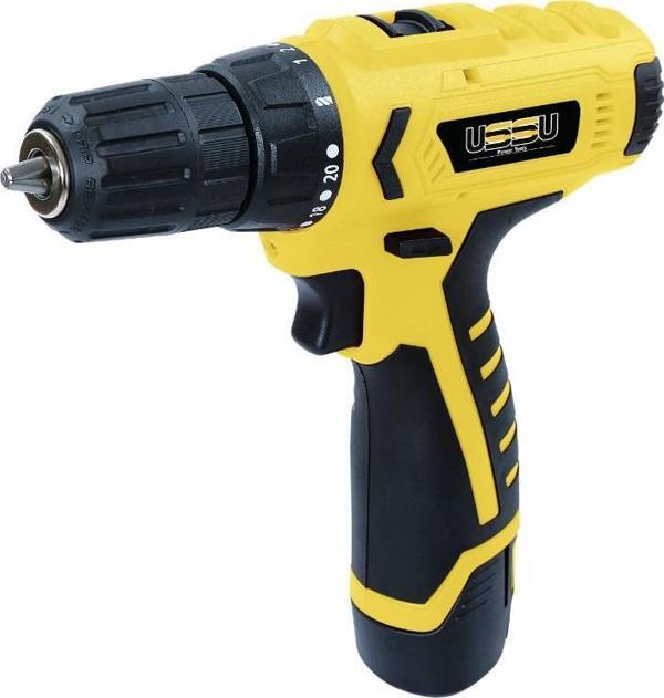 Ussu USB12T Akülü Matkap 12V 25N/m Tek Akü - Image 1