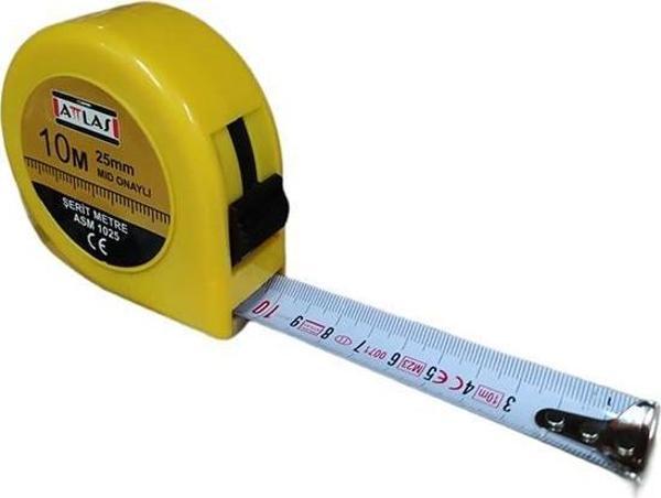 Attlas ASM 1025 10mX25mm Şerit Metre - Image 1