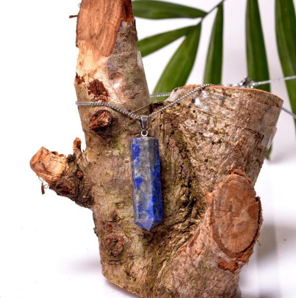 Taş Sandığı Lapis Lazuli Taşı Kolye - Image 1