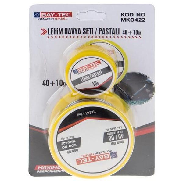Bay-Tec MK0422 Lehim Havya Seti Pastalı 40+10 gr - Image 1