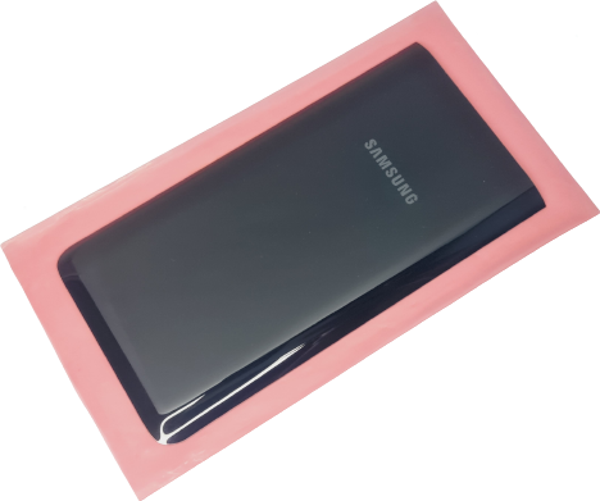 Tkgz Samsung Galaxy A80 Arka Pil Batarya Kapağı (CAM ORJİNAL) SİYAH - Image 1