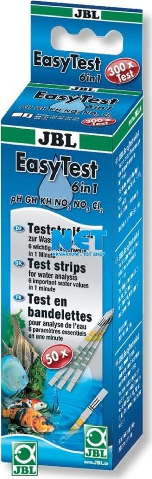 JBL EASY TEST 6 İN 1 HIZLI TEST ÇUBUKLARI  - Image 1