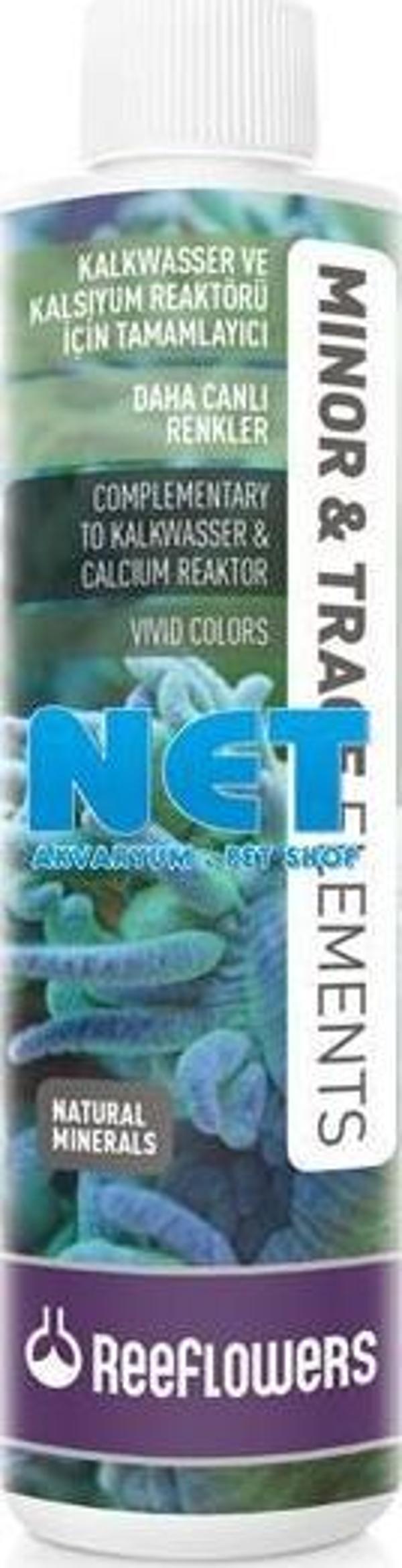 Reeflowers Minor & Trace Elements 250 ml.   Tuzlu Su Akvaryumları İçin  - Image 1