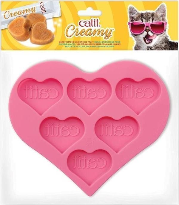 Catit Sıvı Ödül Dondurma Kabı Kalp 13x15x1,1Cm  - Image 1
