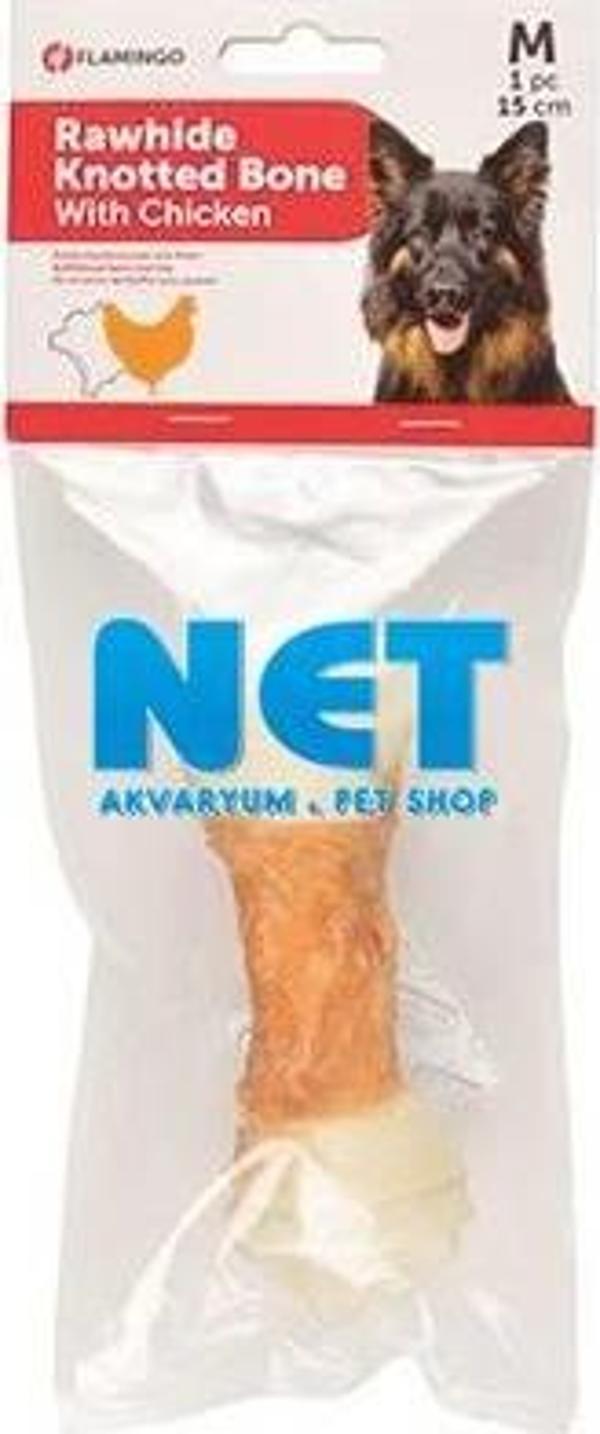 Flamingo Tavuk Eti Sargılı Düğüm Kemik 15 cm  - Image 1