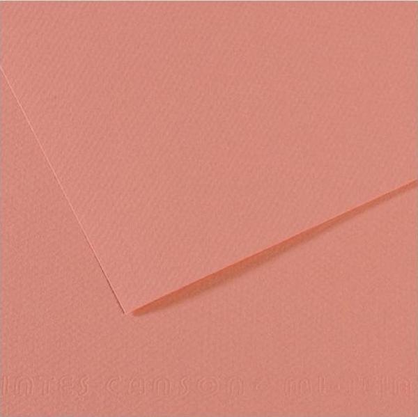 Canson Dokulu Fon Kartonu Mi-Teintes Sh Canmt 50X65Cm 160 Gram Pink 352 31032S101 (10 Lu Paket) - Image 1