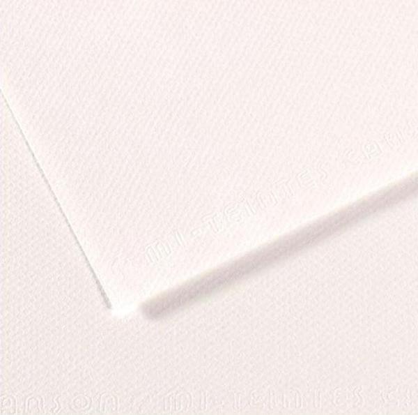 Canson Dokulu Fon Kartonu Mi-Teintes Sh Canmt 50X65Cm 160 Gram White Bulut Beyazı 180 31032S124 (10 Lu Paket) - Image 1