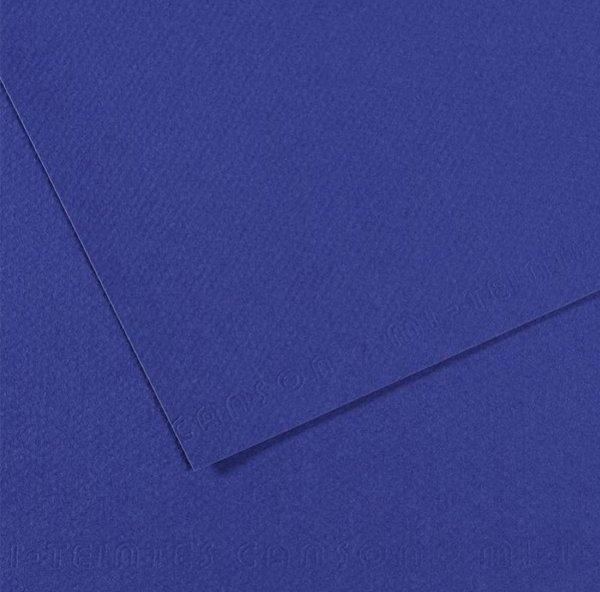 Canson Dokulu Fon Kartonu Mavi Mi-Teintes 50X65Cm 160 Gram Blu 595 (10 Lu Paket) - Image 1