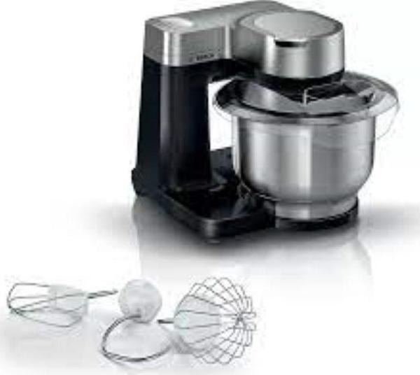 Bosch Serie 2 MUMS2VM00 900 W 3.8 lt Mutfak Şefi Siyah Gümüş - Image 1