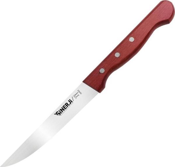 Wooden Gül Daplı Düz Sebze Bıçağı 12 cm - Image 1