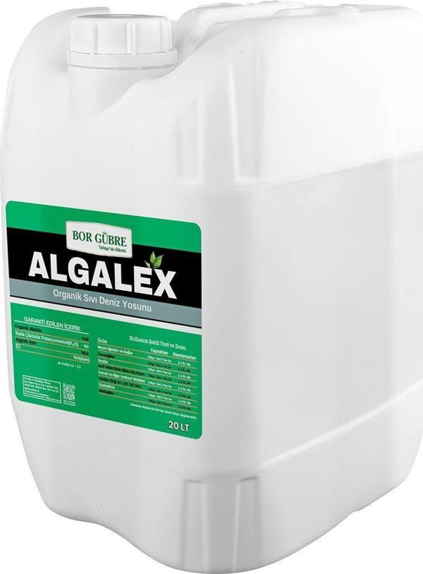 Bor Gübre Algalex 20 Lt Sıvı Deniz Yosunu Organik Sıvı Gübre (Fabrikadan Halka Üretim Zinciri Kampanyası) - Image 1
