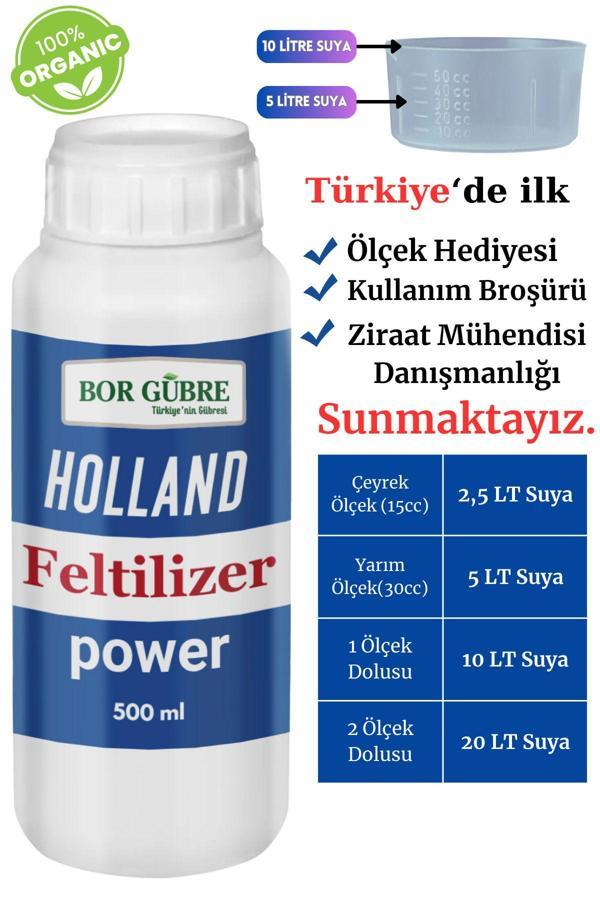Bor Gübre Holland Feltilizer Power 500 Ml Organomineral Gübre Kökleri Geliştirir - Image 1