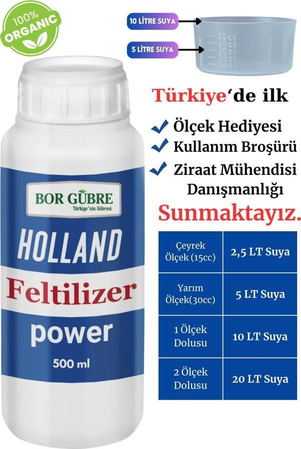 Bor Gübre Holland Feltilizer Power 500 Ml Organomineral Gübre Kökleri Geliştirir - Image 1