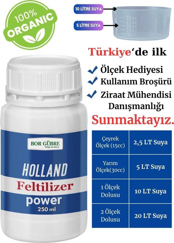 Bor Gübre Holland Feltilizer Smart 250 Ml Organik Gübre Yeşil Aksamı Geliştirir. Kalite Ve Verimi Arttırır. - Image 1
